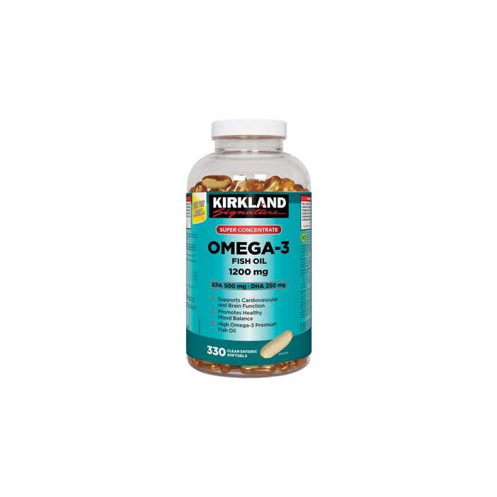kirkland signature super concentrate omega 3 fish oil