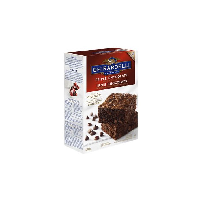 Ghirardelli Chocolate Premium Triple Chocolate Brownie Mix