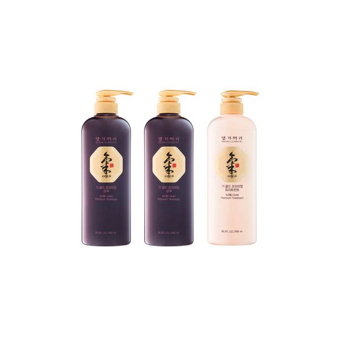 Daeng Gi Meo Ri Gold Premium Trio 2 Shampoo & 1 Treatment Set