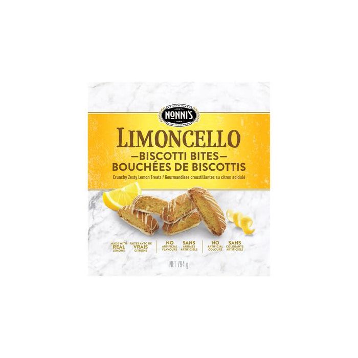 Nonni's Limoncello Biscotti Bites