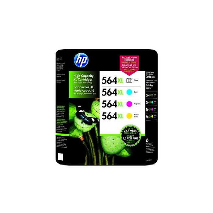 HP 564XL Photo Black & Colours Combo Pack Ink Cartridge
