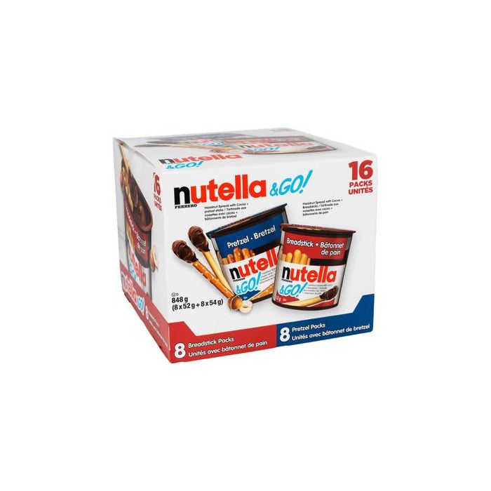 Nutella Go Hazelnut Spread With Breadsticks Combo Pack