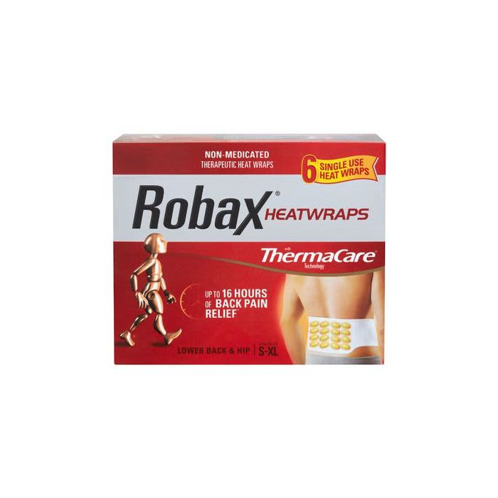 Robax Lower Back & Hip With Thermacare Technology Heatwraps