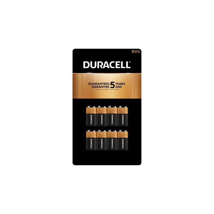 Duracell 9-Volt Alkaline Coppertop Batteries