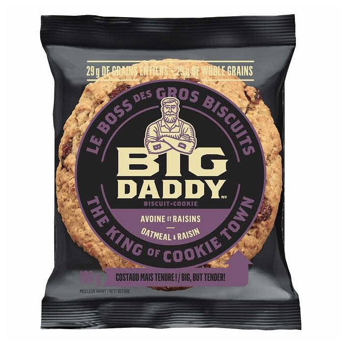 Big Daddy Oatmeal Raisin Cookies 8x100g