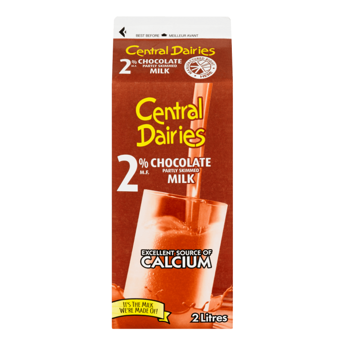 Central Dairies Chocolate Milk 2L