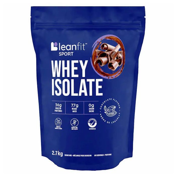 LEANFIT Sport Whey Isolate, Chocolate 2.7 KG