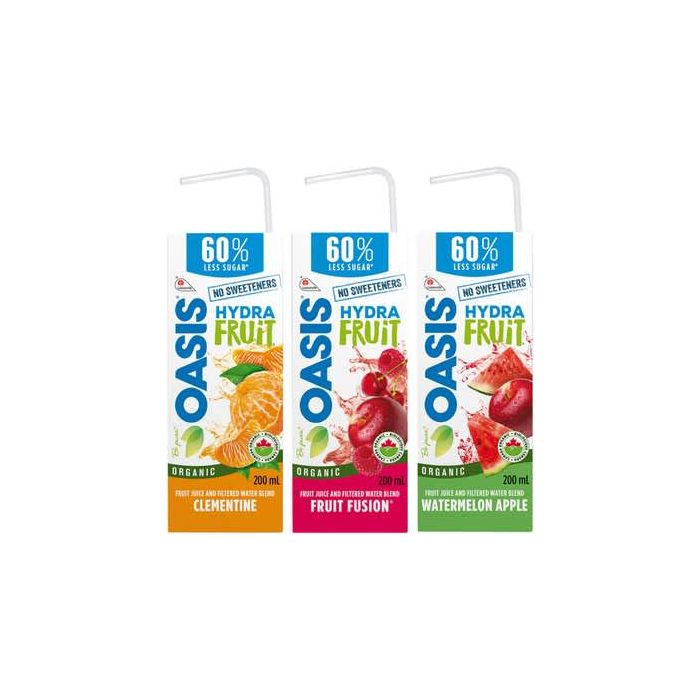 Oasis Hydrafruit Organic Fruit Juice Variety Pack