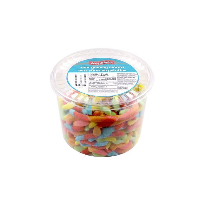 Irresistibles Sour Gummy Worms Candy