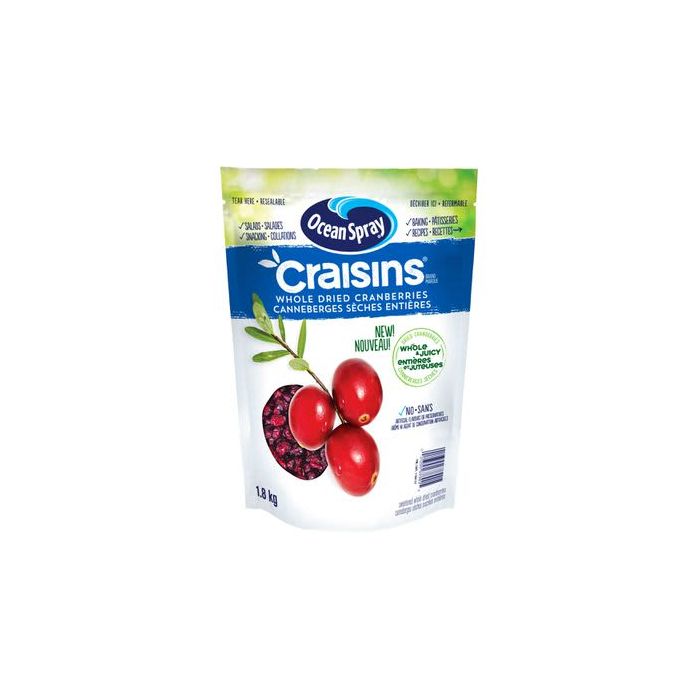 Ocean Spray Craisins Whole & Juicy Dried Cranberries