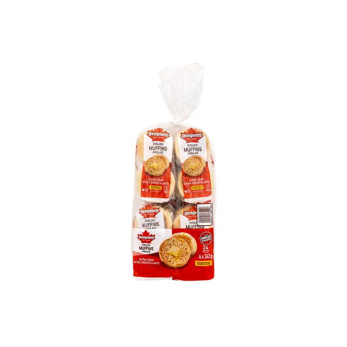 Dempster's English Muffins 24 Pack