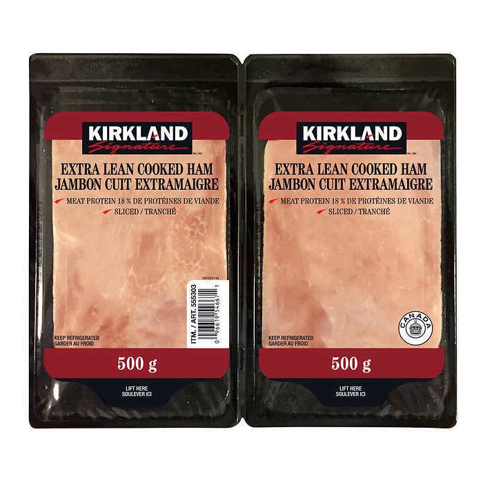 Extra Lean Cooked Ham 1 kg (2 packs)
