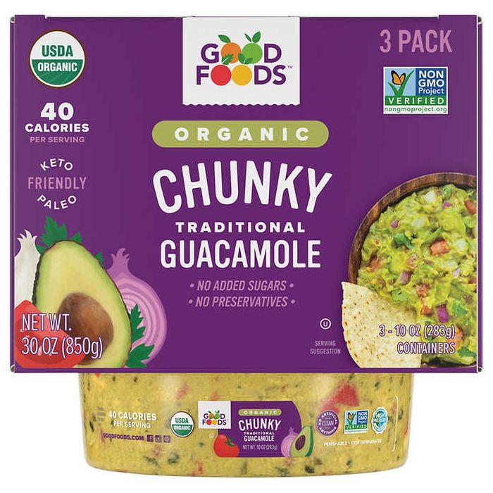 Good Foods Chunky Guacamole (3 x 283g)