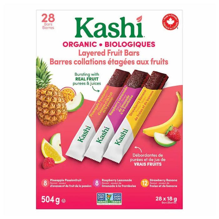 Kashi Organic Fruit Bars 28 x 18g