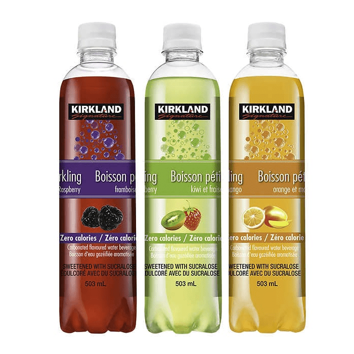 Kirkland Signature Sparkling Beverage Variety Pack 24 × 503 mL