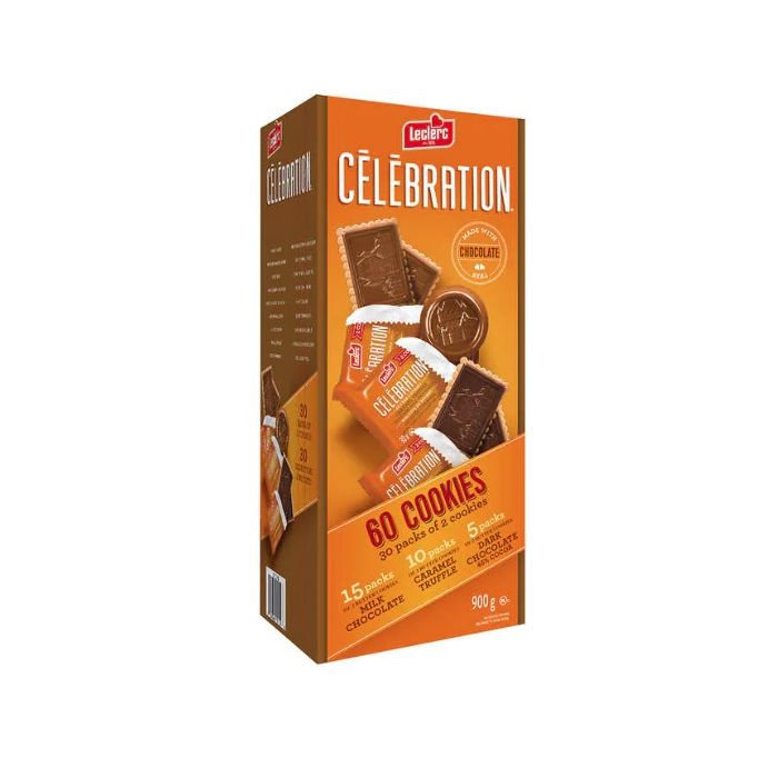 Leclerc Celebration Milk Chocolate Butter Cookies (Trio Pack)