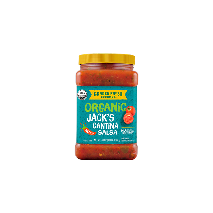 Organic Jack's Cantina Salsa- Medium 1.29 L