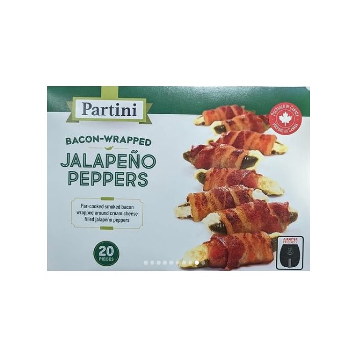 Partini Bacon Wrapped Jalapeno Peppers