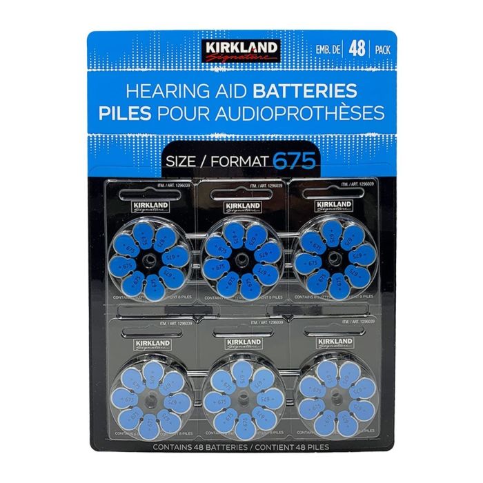 Hearing Aid Batteries Size 675