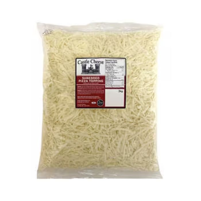 Castle Cheese Shredded Pizza Topping 2 kg