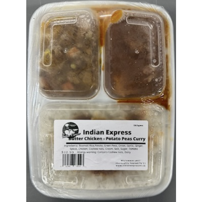 Indian Express Butter chicken - potato peas 560g