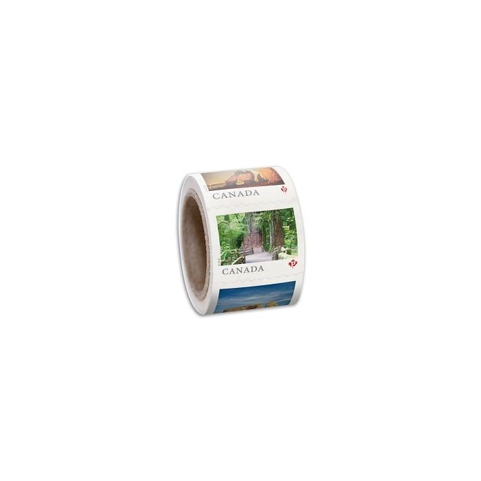 Roll of 100 Postal Stamps