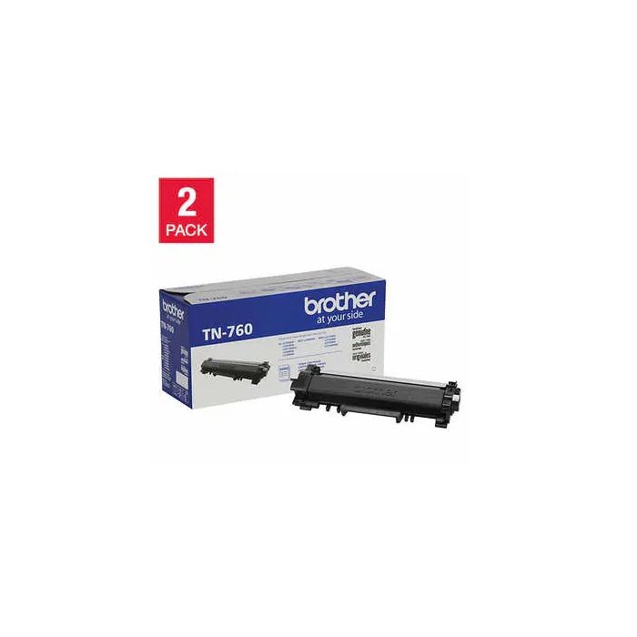 Brother Toner TN760-K (Pack of 2)