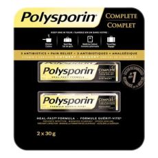 Polysporin Complete Antibiotic Ointment Heal Fast Formula