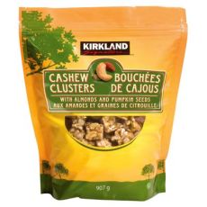 Kirkland Signature Cashew Clusters With Almonds & Pumpkin Seeds