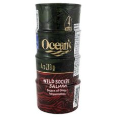 Ocean's Wild Sockeye Salmon