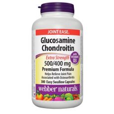 Webber Naturals Extra-Strength Glucosamine Chondroitin Sulfate Capsules