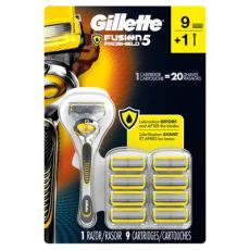 Gillette Fusion 5 Proshield Razor + 9 Cartridges