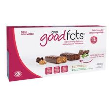 Love Good Fats Peanut Butter Chocolatey & Mint Chocolate Chip Snack Bars Variety Pack