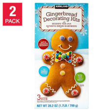 Kirkland Signature Gingerbread Decorating Kits 26.6 oz 2-count