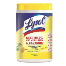 Lysol Disinfecting Wipes (5 packs - 110 wipes per pack)