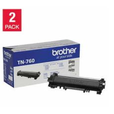 Brother Toner TN760-K (Pack of 2)